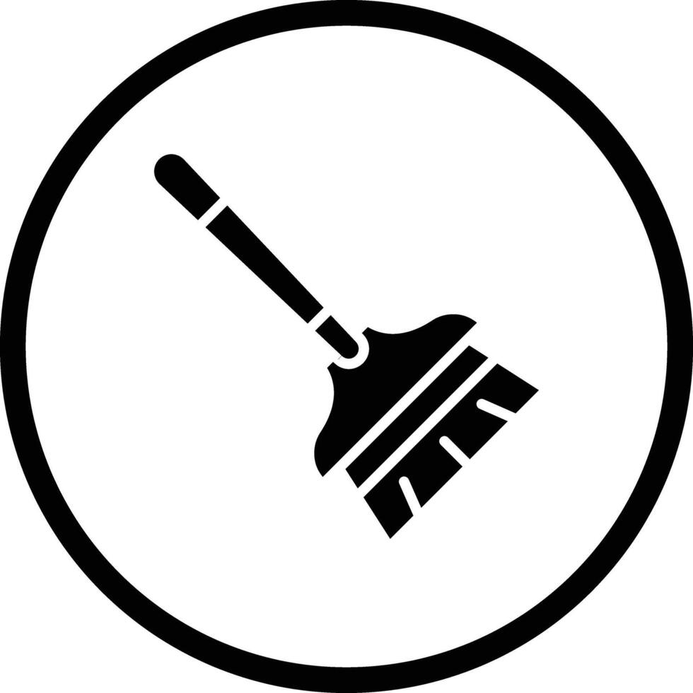 Broom Icon Design Illustration vector