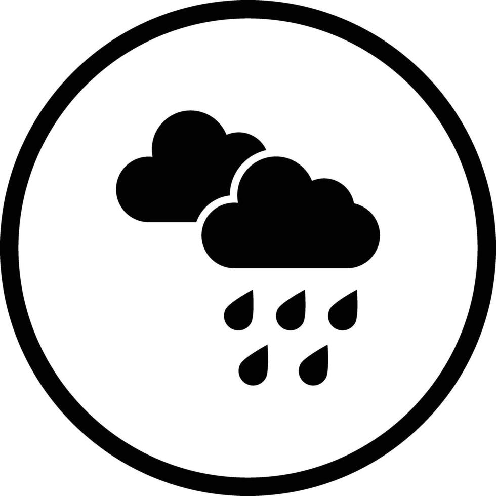 Rain Icon Design Illustration vector