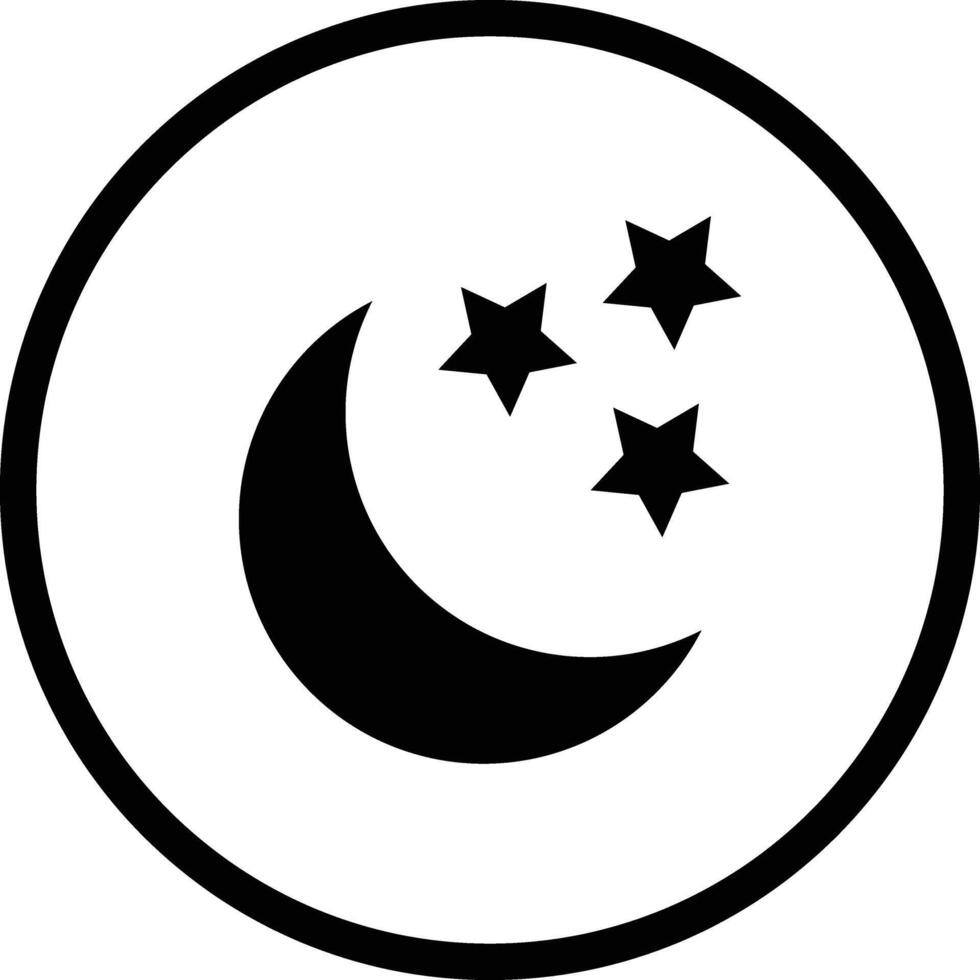 Moon Icon Design Illustration vector