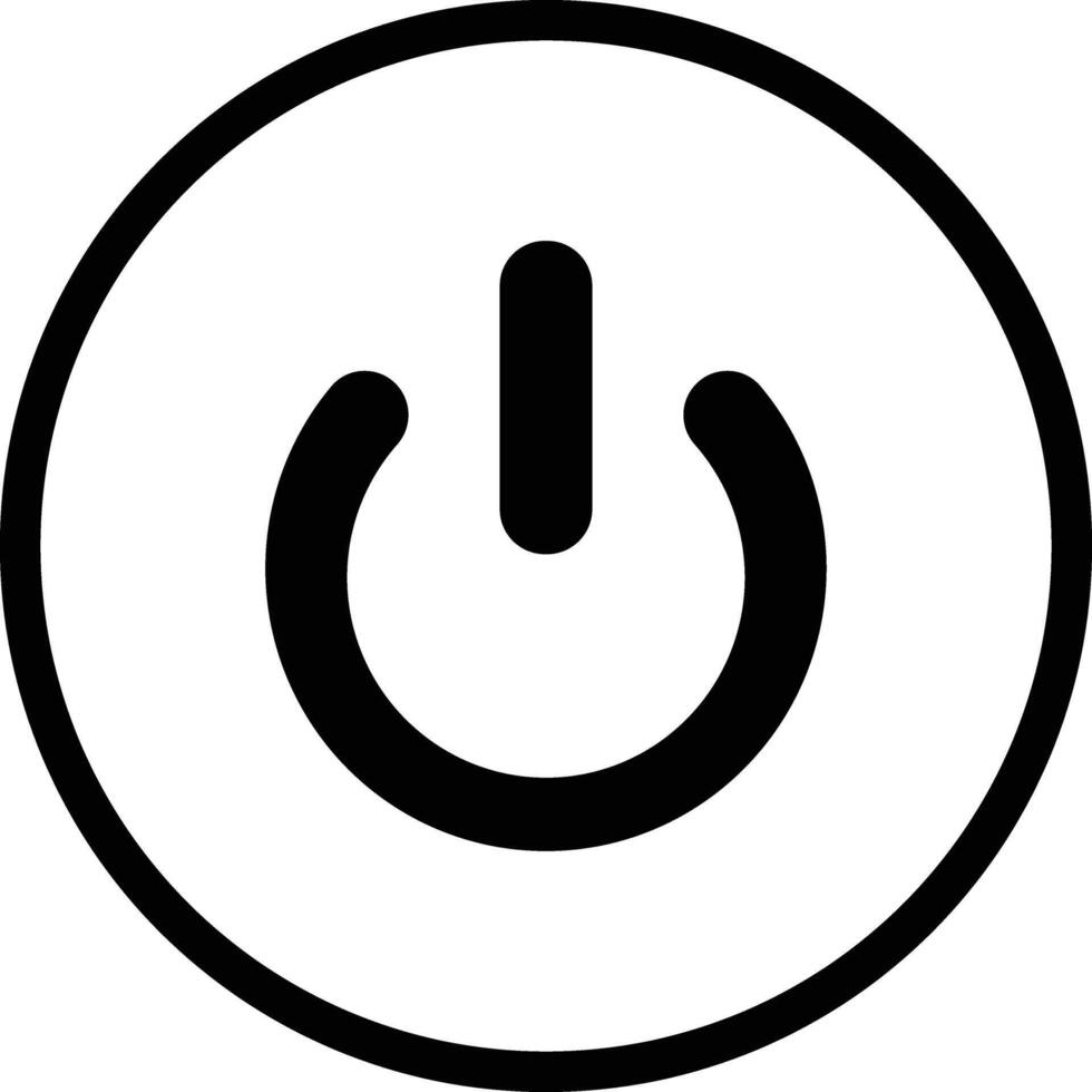 Power Icon Design Illustration vector