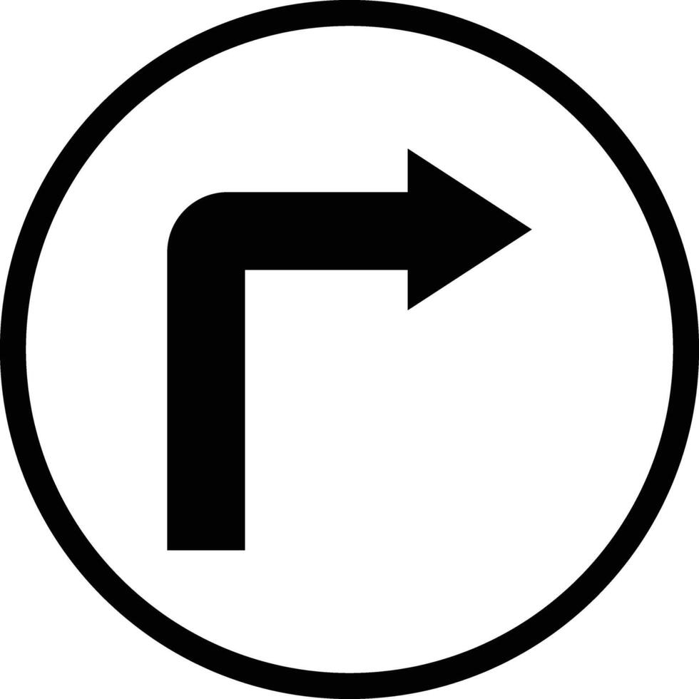 Turn right Icon Design Illustration vector