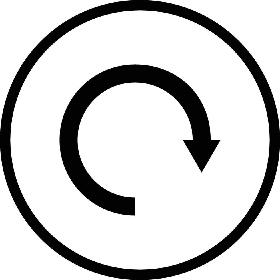 Circular arrow Icon Design Illustration vector