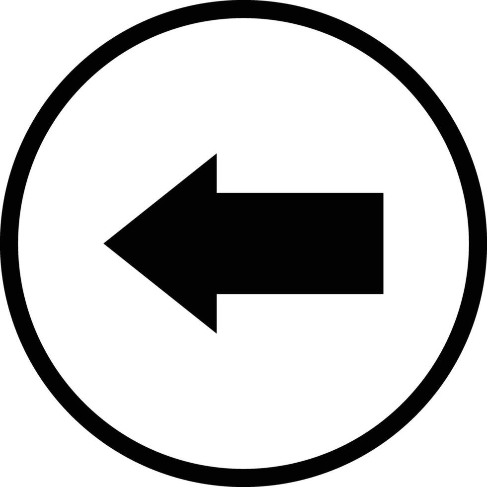 Left arrow Icon Design Illustration vector