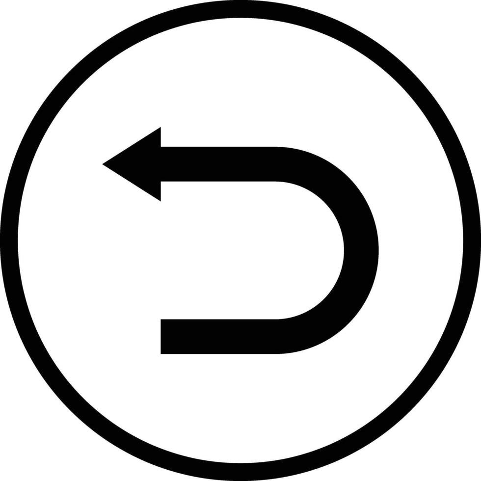 Return Icon Design Illustration vector