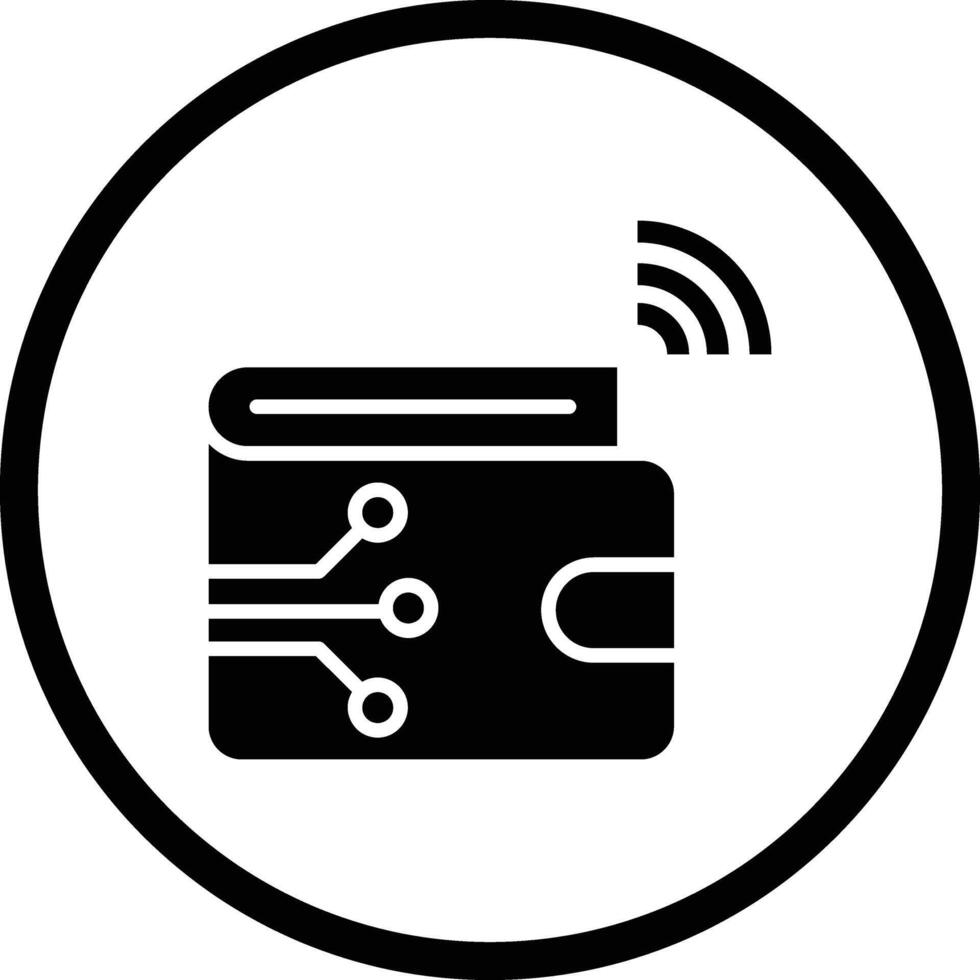 Digital Wallet Icon Design Illustration vector