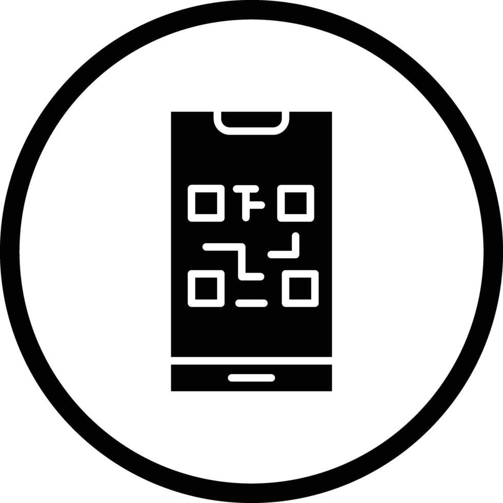 QR Code Icon Design Illustration vector