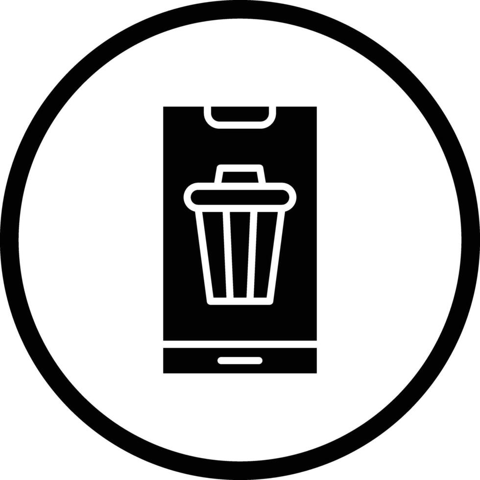 Bin Icon Design Illustration vector