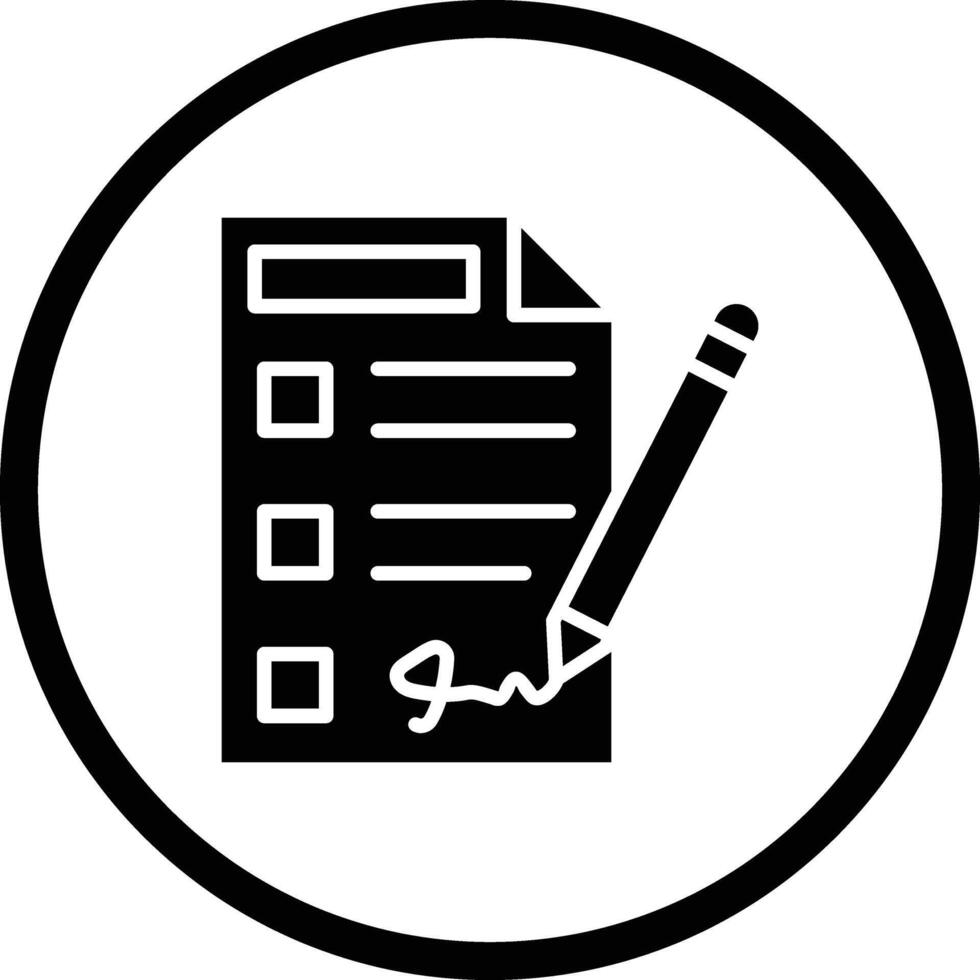 Signature Icon Design Illustration vector