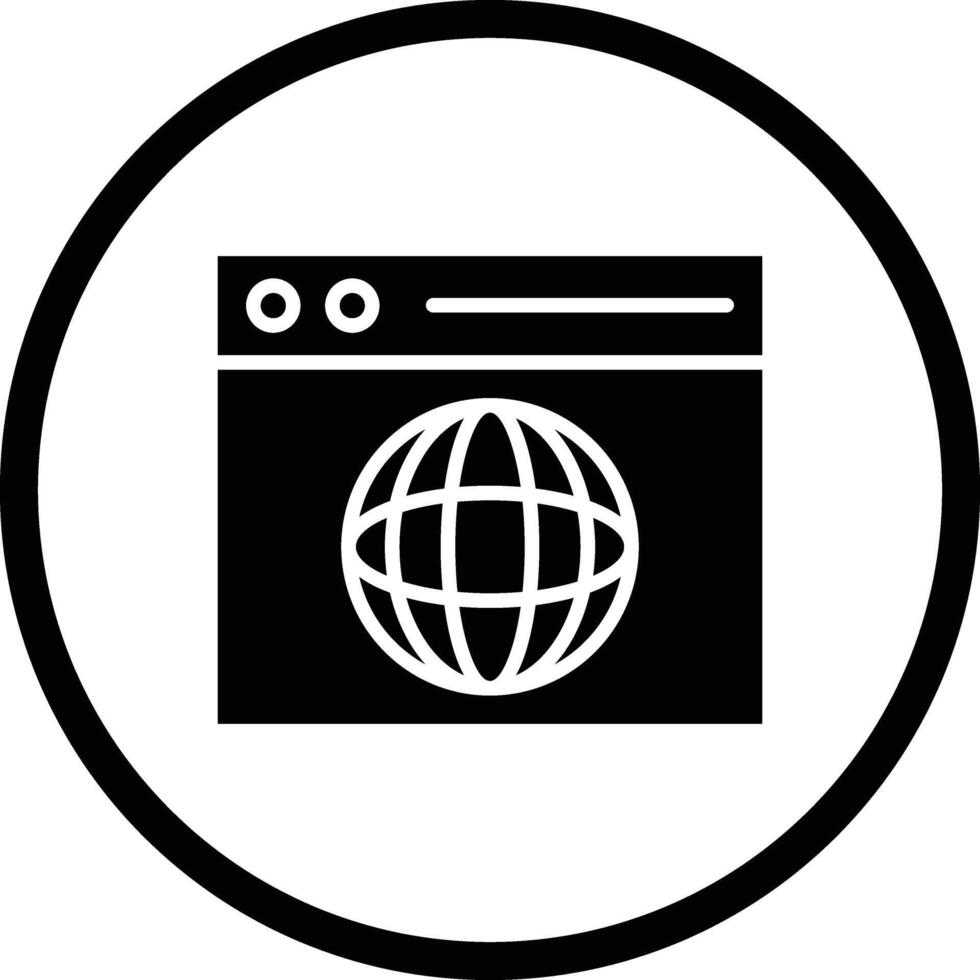 Browser Icon Design Illustration vector
