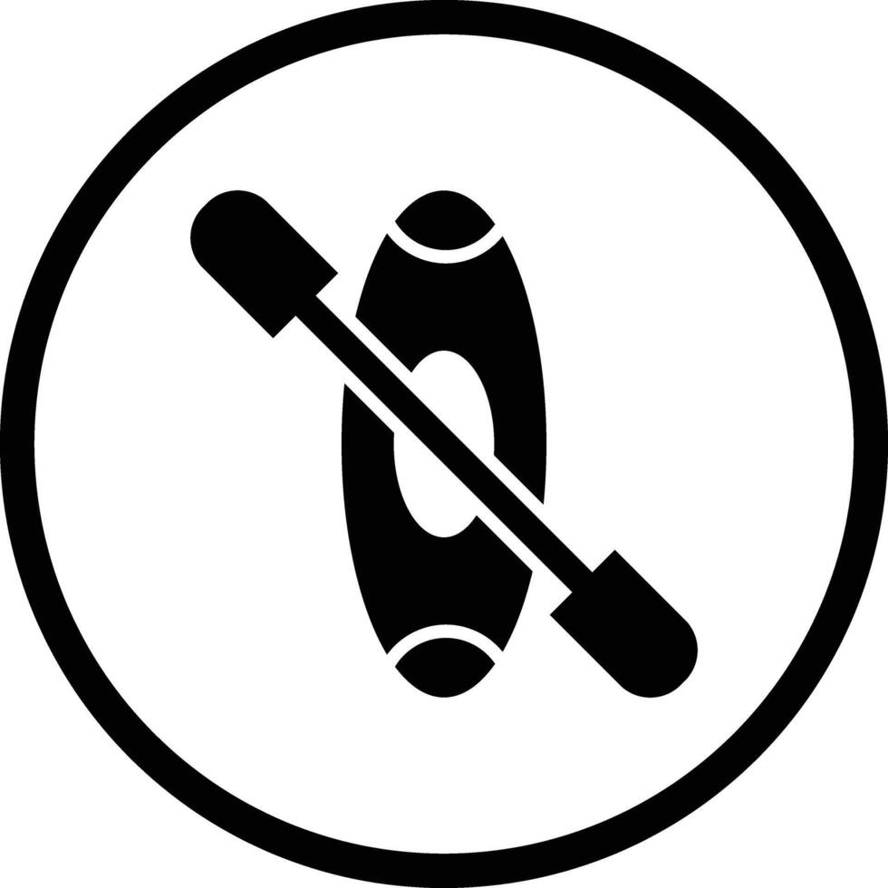 Canoe Icon Design Illustration vector