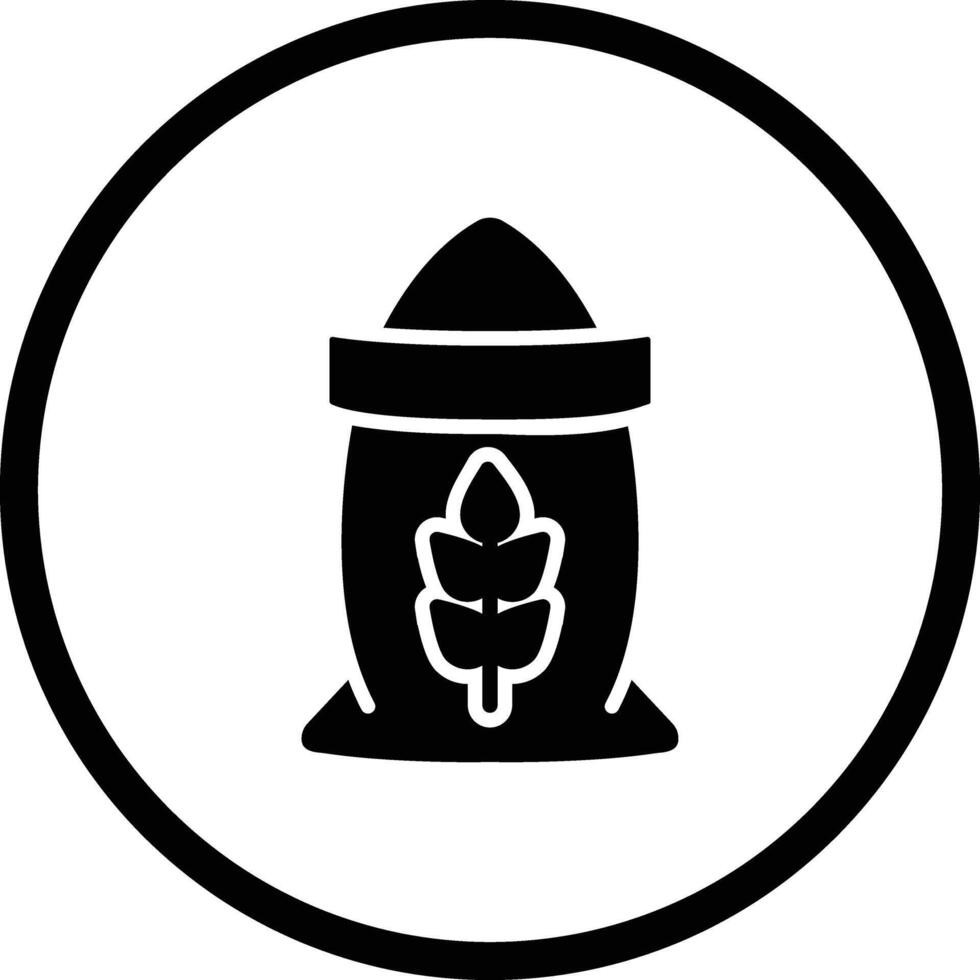 Flour Icon Design Illustration vector