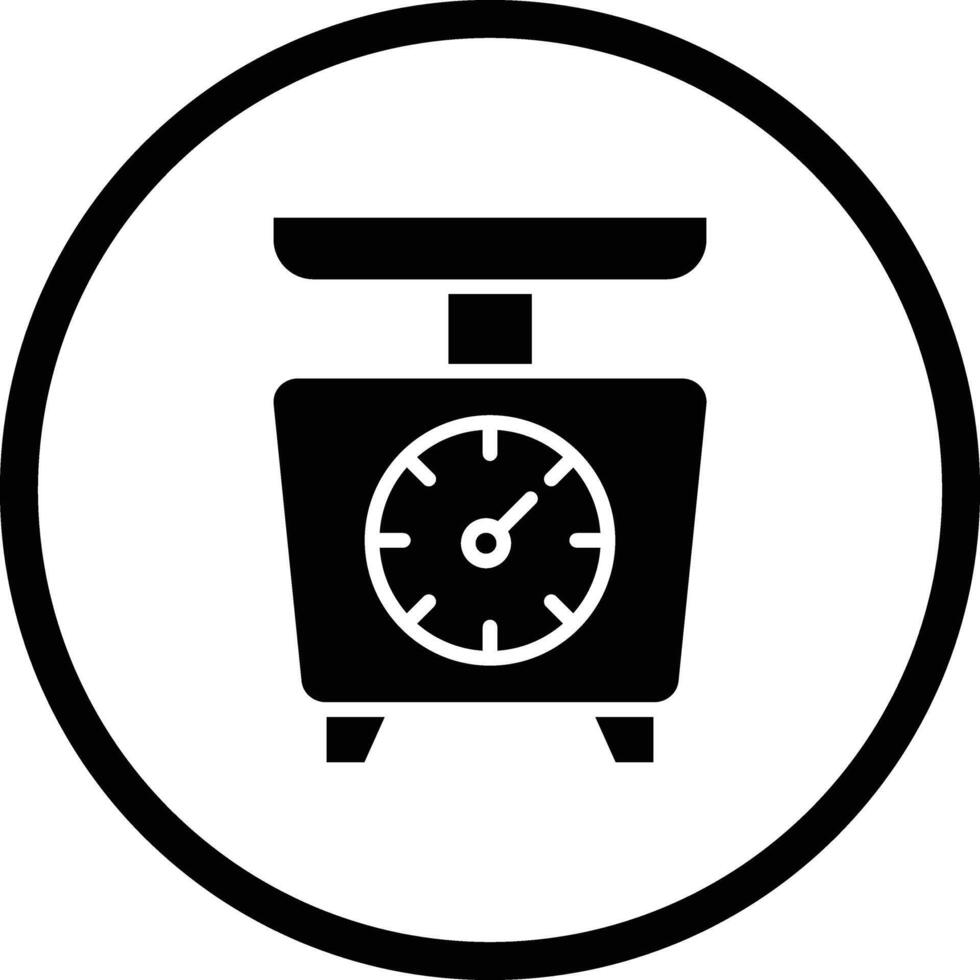 Weight scale Icon Design Illustration vector