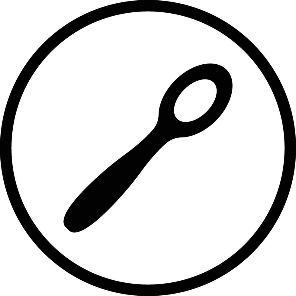 Spoon Icon Design Illustration vector