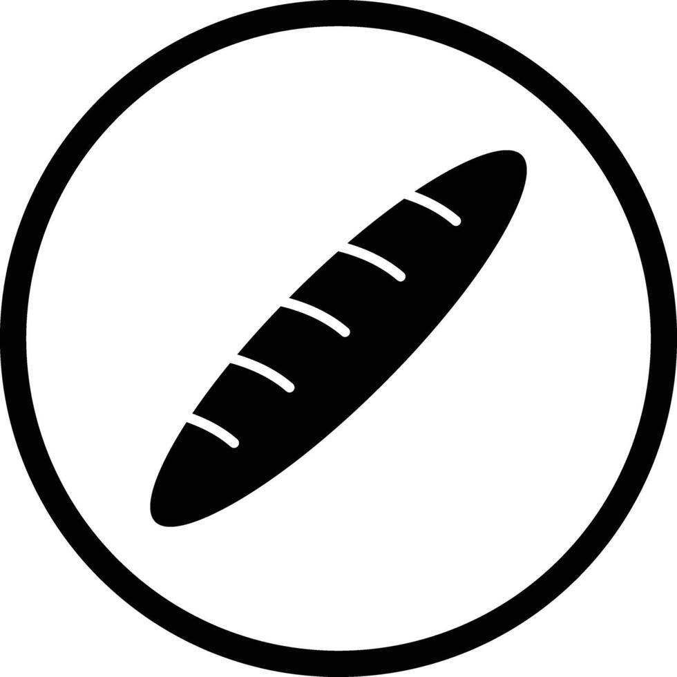 Baguette Icon Design Illustration vector