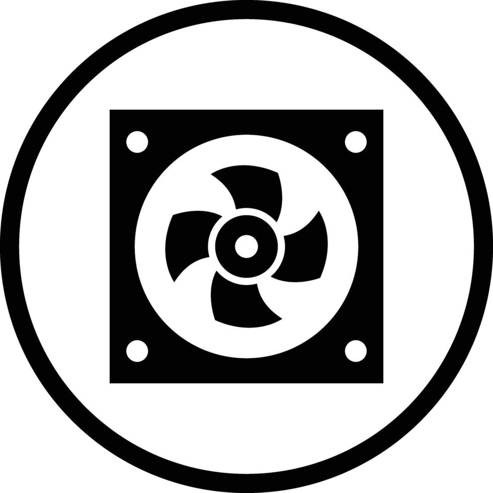 Fan Icon Design Illustration vector
