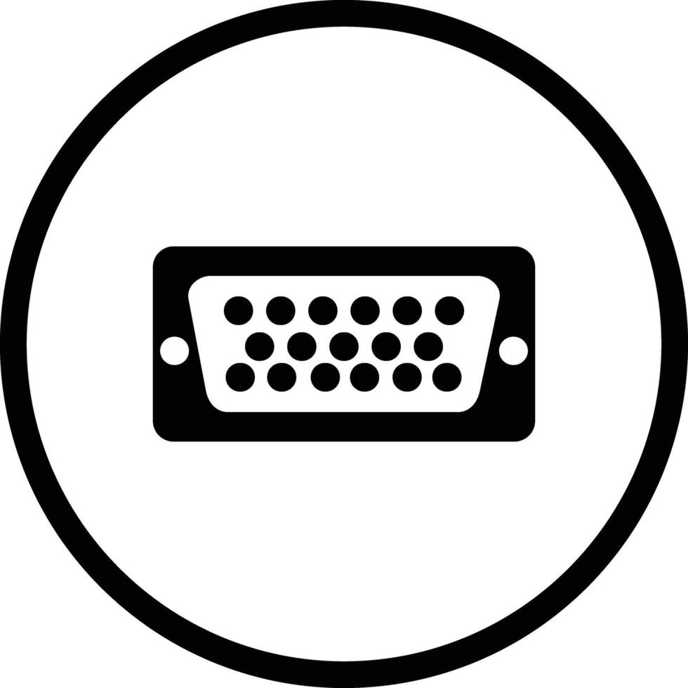 Vga Icon Design Illustration vector