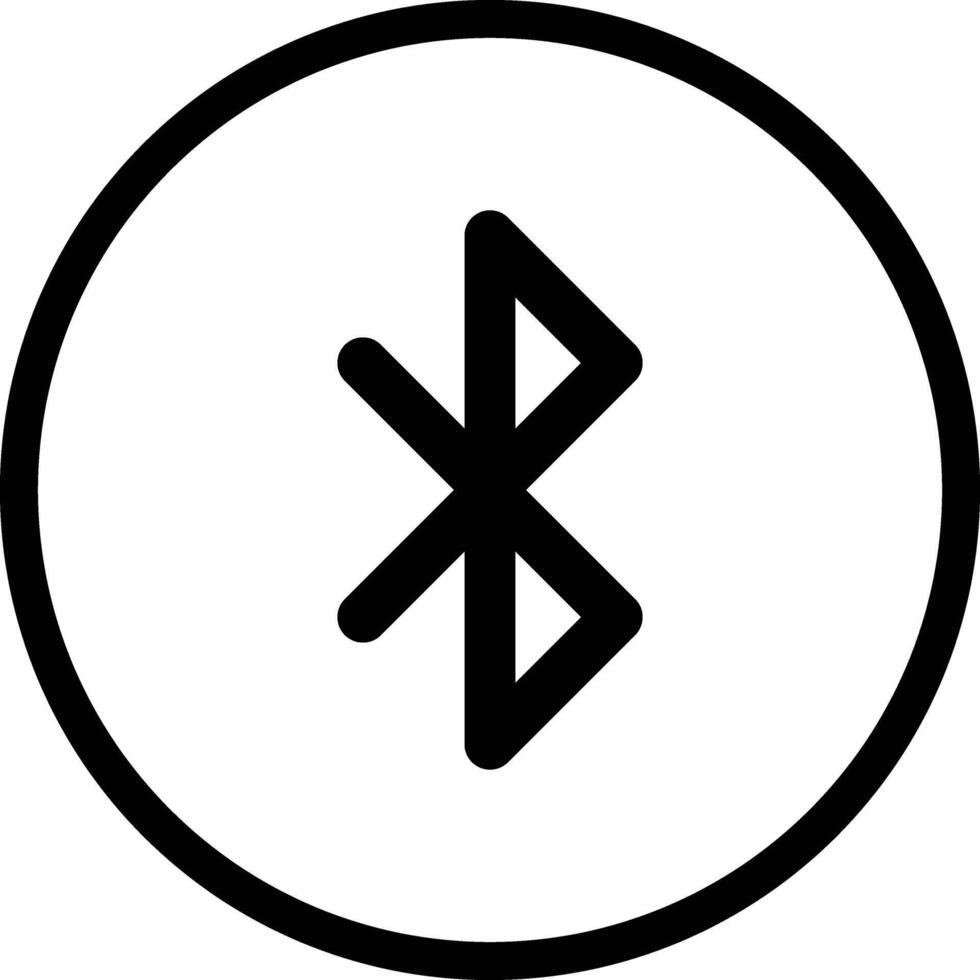 Bluetooth Icon Design Illustration vector