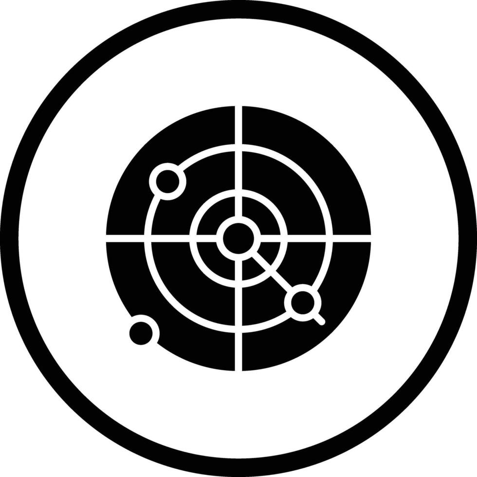 Radar Icon Design Illustration vector