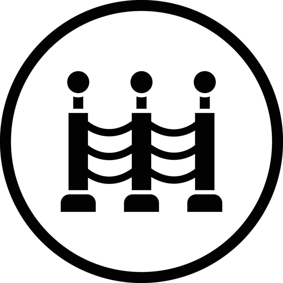 Barrier Icon Design Illustration vector