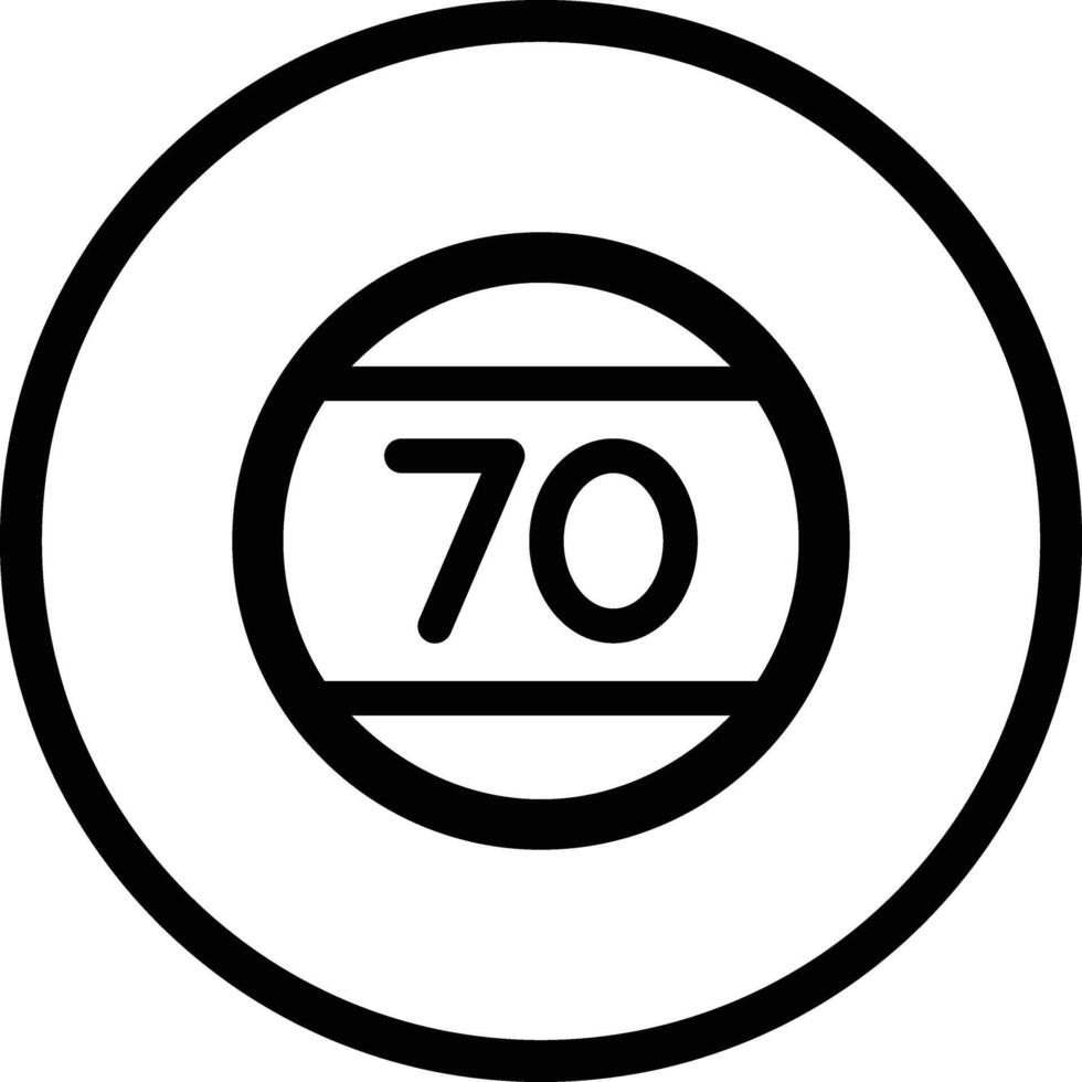 Speed limit Icon Design Illustration vector