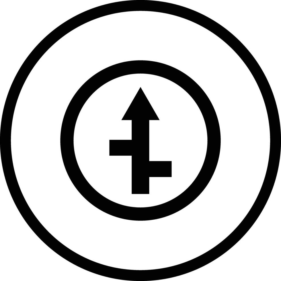 Crossways Icon Design Illustration vector