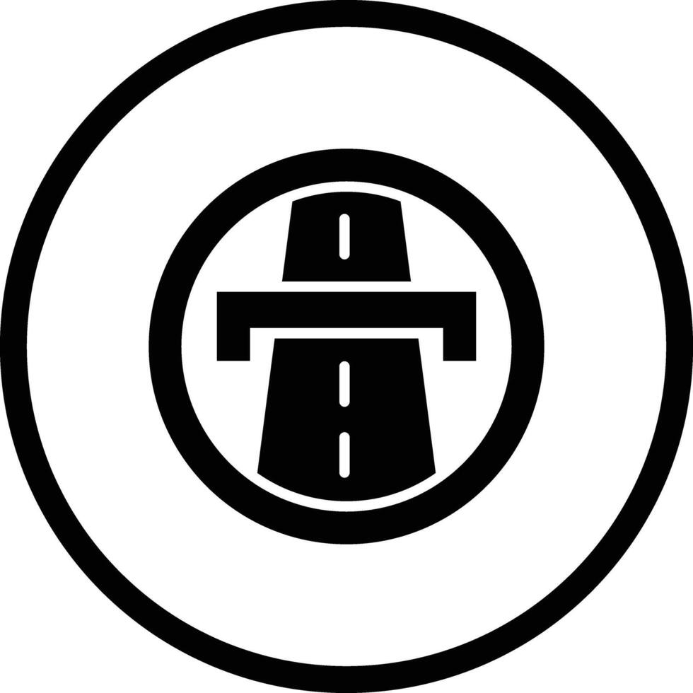 Highway Icon Design Illustration vector