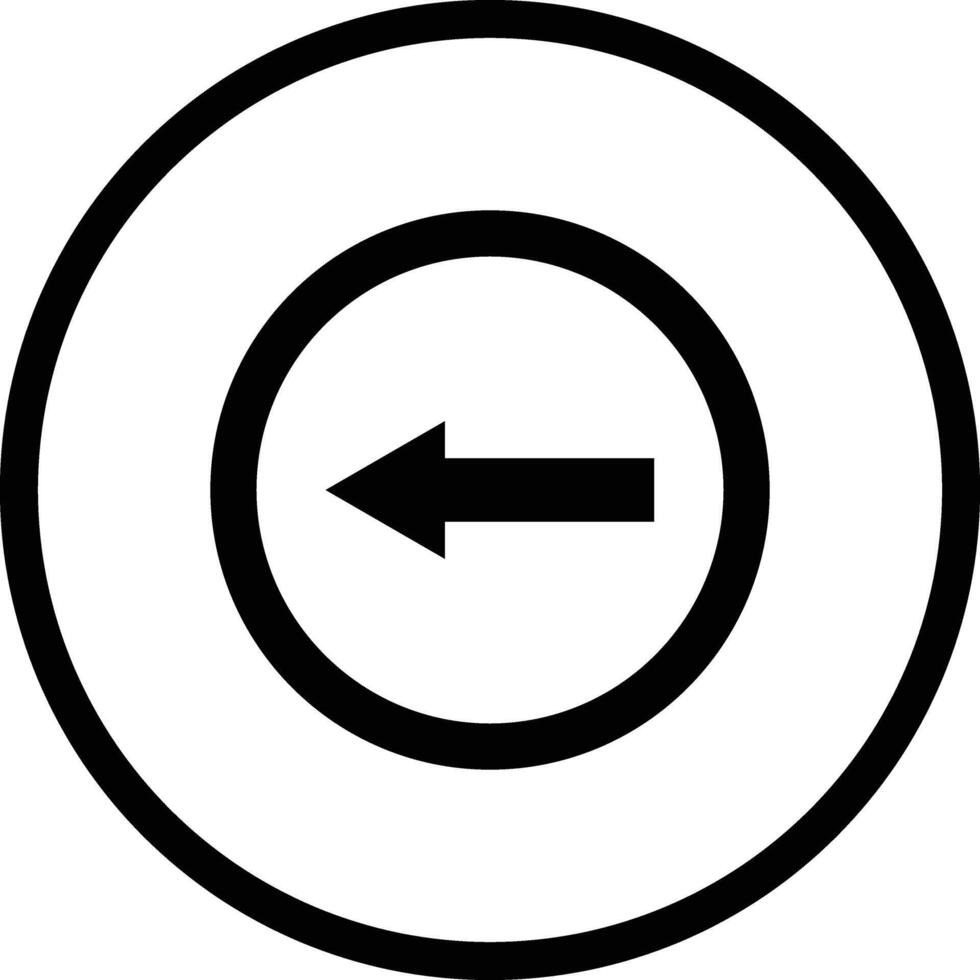 Go left Icon Design Illustration vector