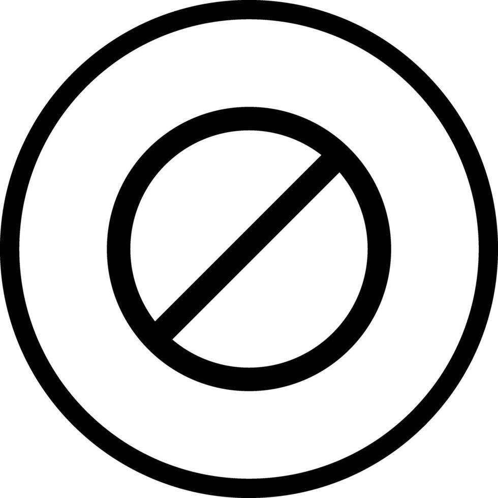 No stopping Icon Design Illustration vector