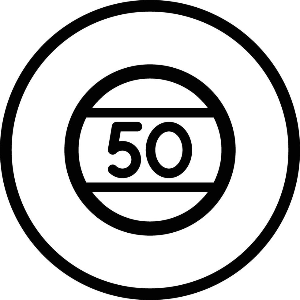 Speed limit Icon Design Illustration vector