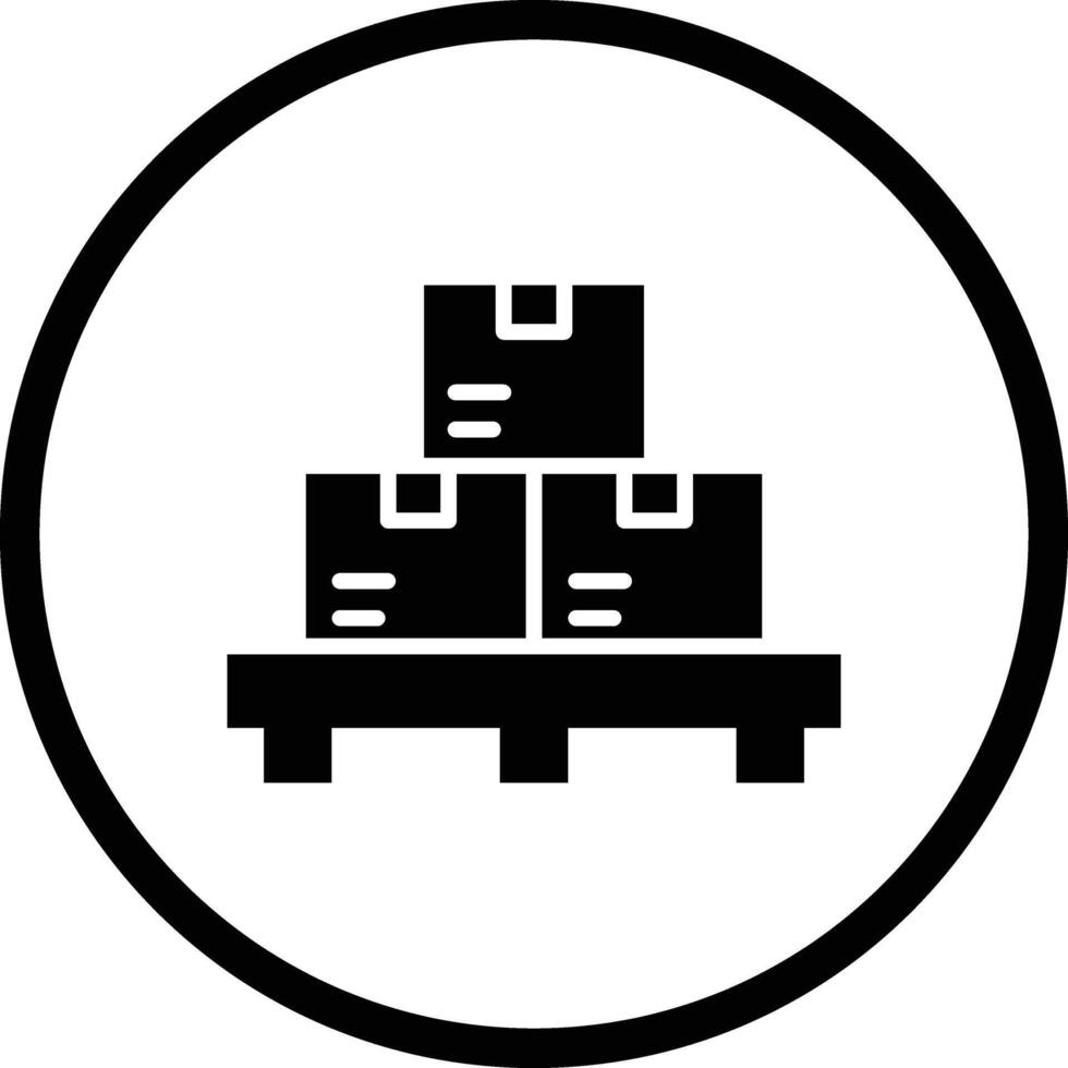 Pallet Icon Design Illustration vector