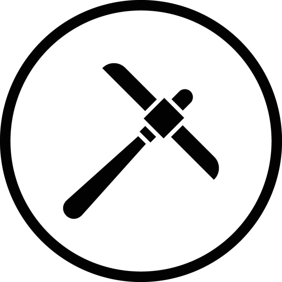 Pickaxe Icon Design Illustration vector