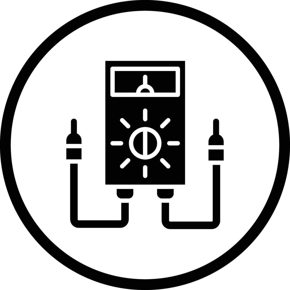 Voltmeter Icon Design Illustration vector