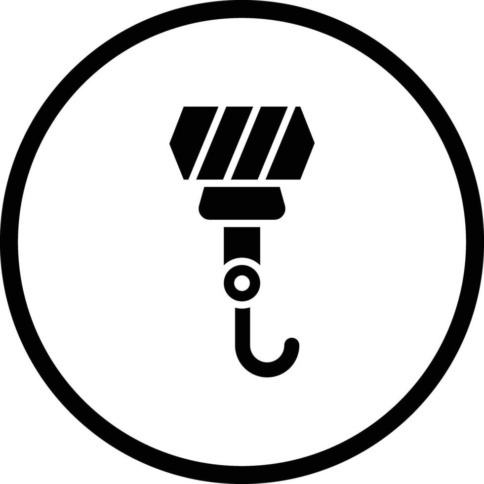 Hook Icon Design Illustration vector