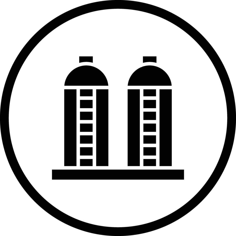 Silo Icon Design Illustration vector