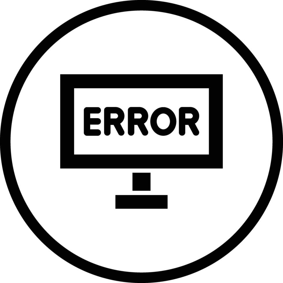 Error Icon Design Illustration vector