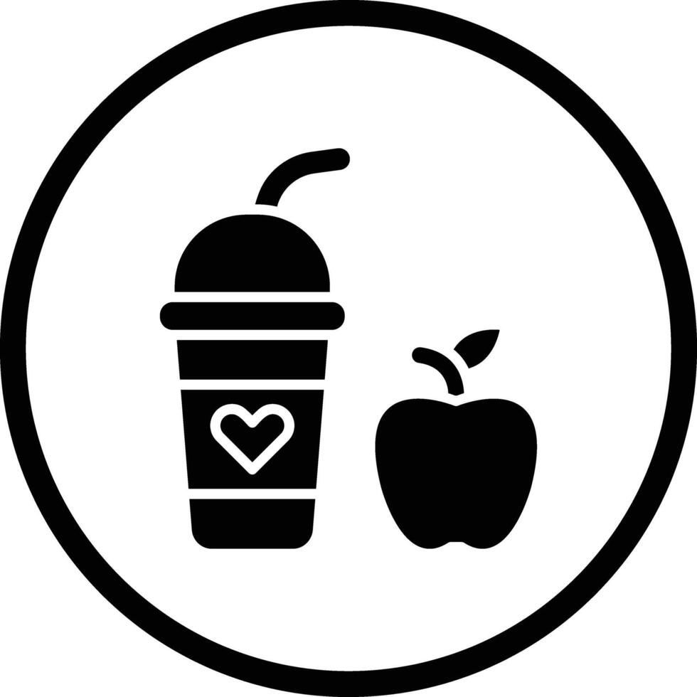 Milkshake Icon Design Illustration vector