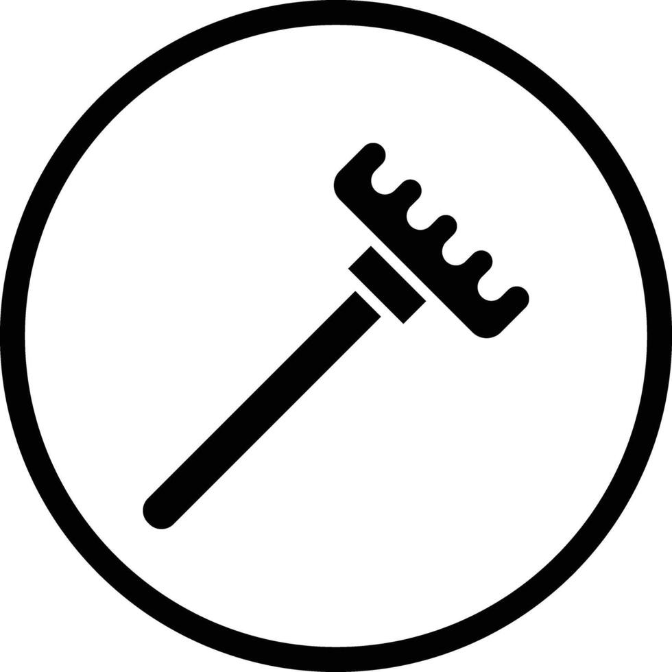 Rake Icon Design Illustration vector