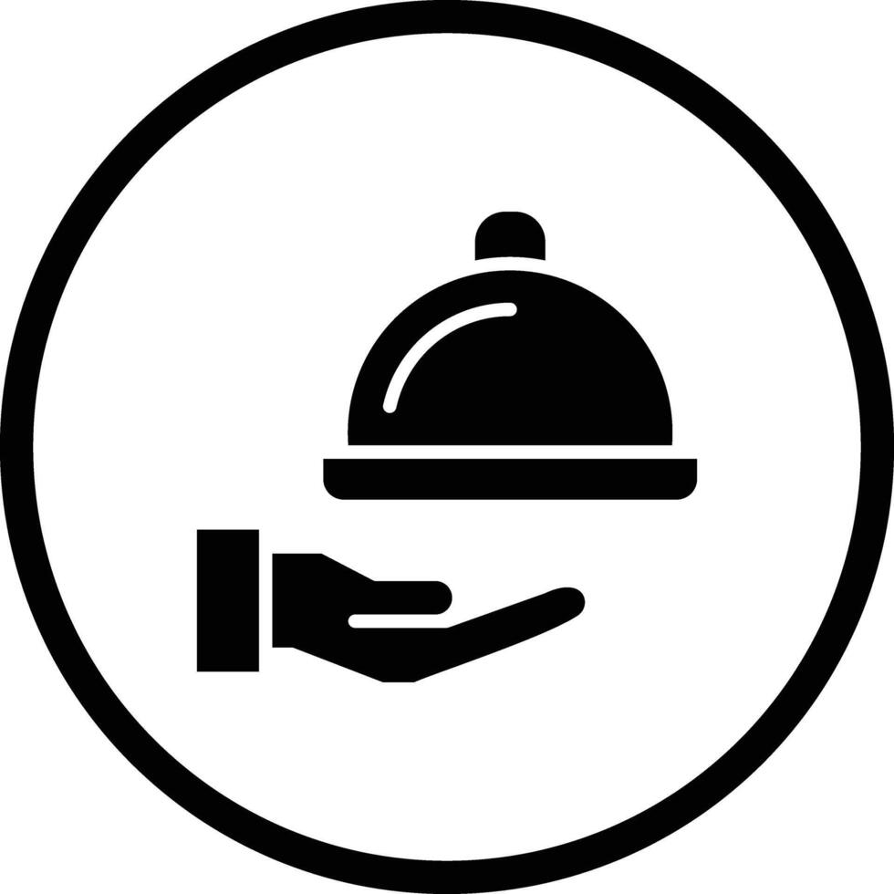 Room service Icon Design Illustration vector