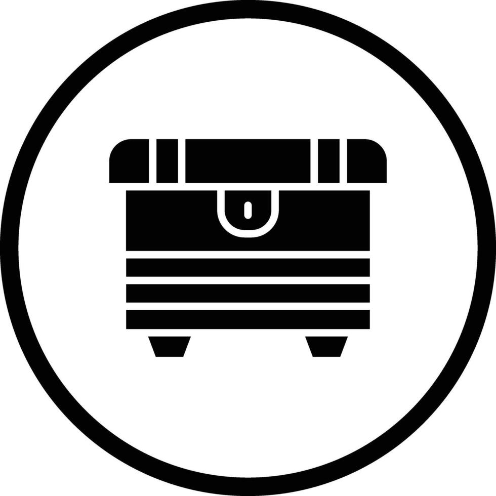 Treasure box Icon Design Illustration vector