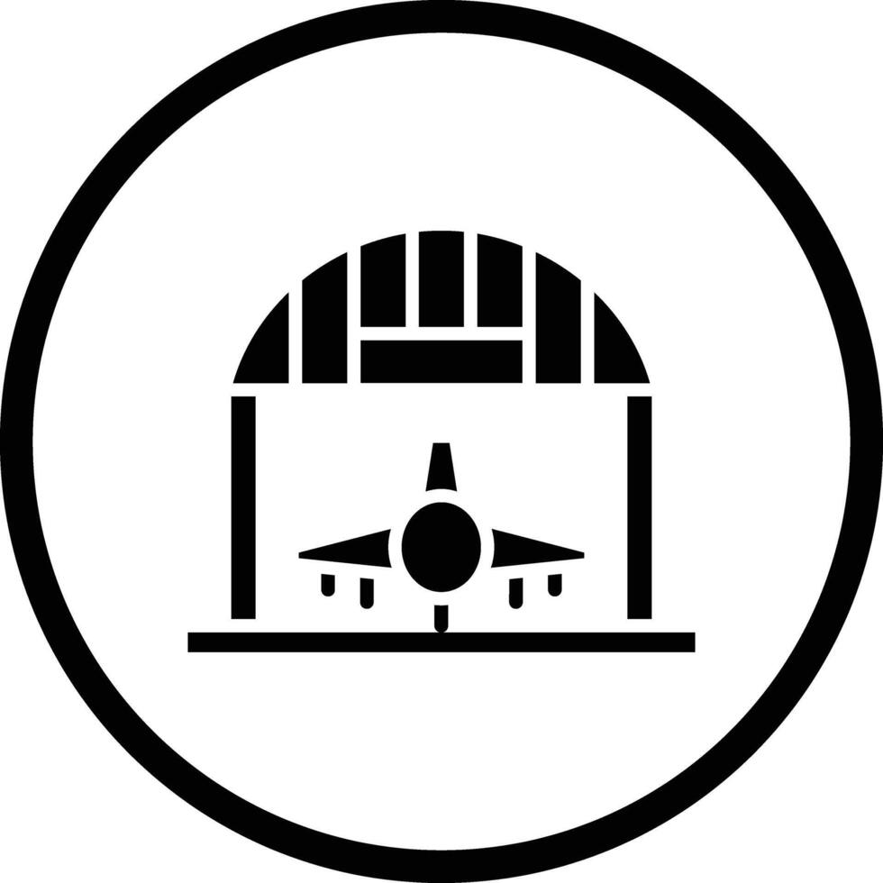 Hangar Icon Design Illustration vector