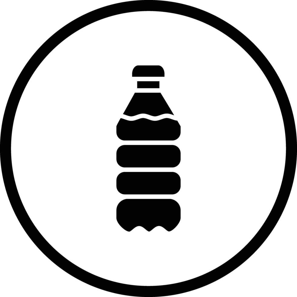 Plastic bottle Icon Design Illustration vector