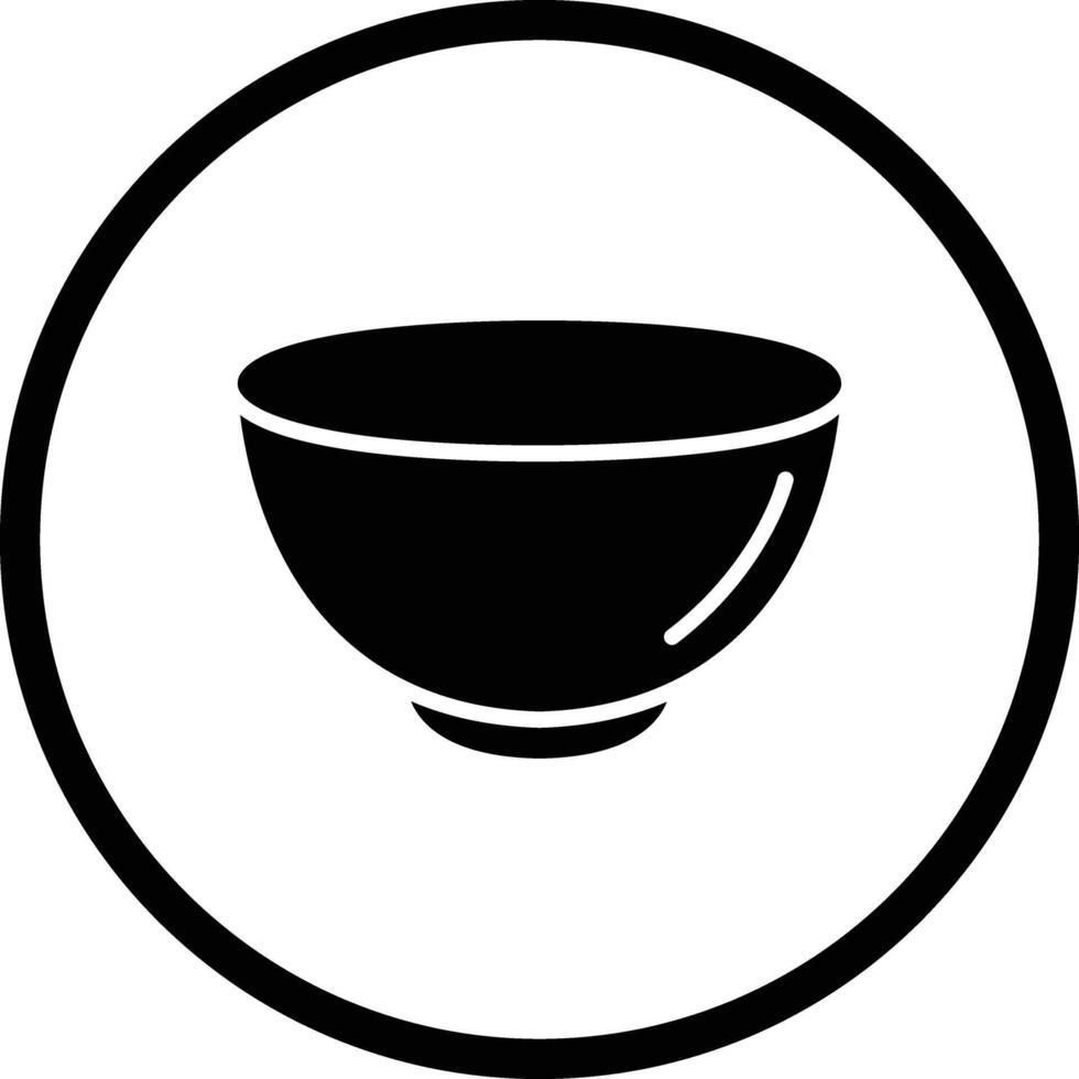 Bowl Icon Design Illustration vector