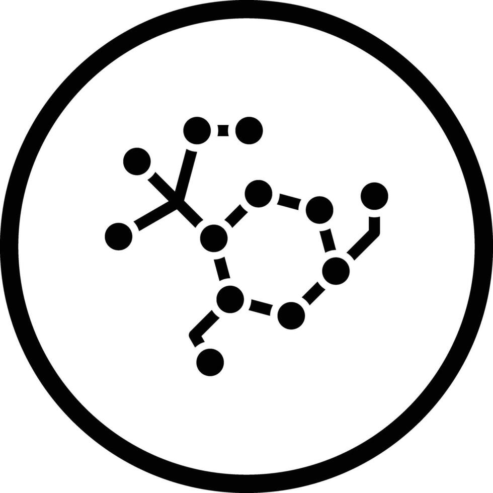 Molecule Icon Design Illustration vector