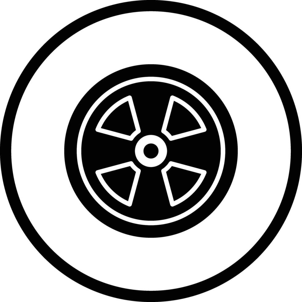 Nuclear Icon Design Illustration vector