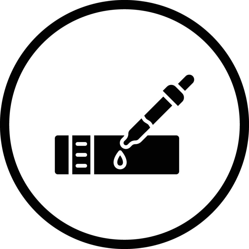 Microscope slide Icon Design Illustration vector