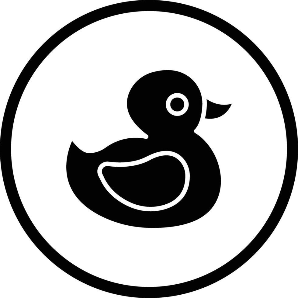 Rubber duck Icon Design Illustration vector