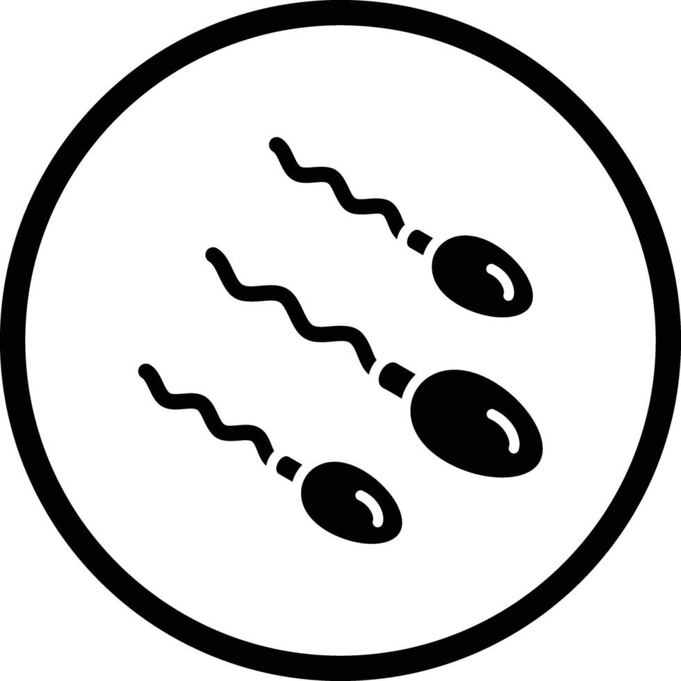Sperm Icon Design Illustration vector