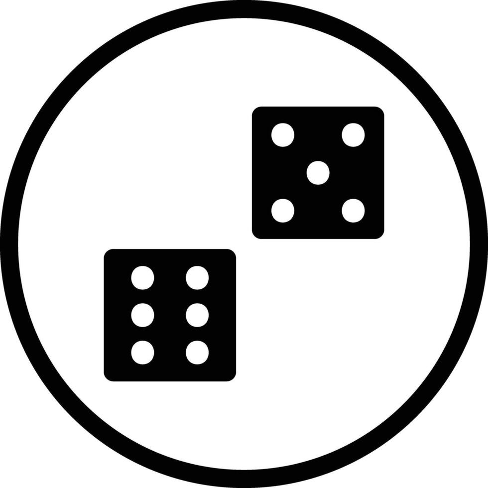 Dice Icon Design Illustration vector