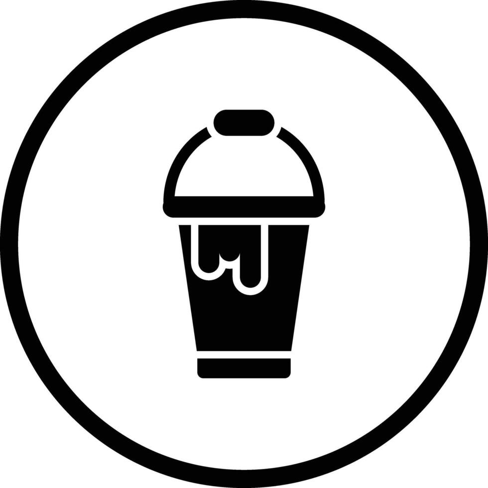 Paint bucket Icon Design Illustration vector