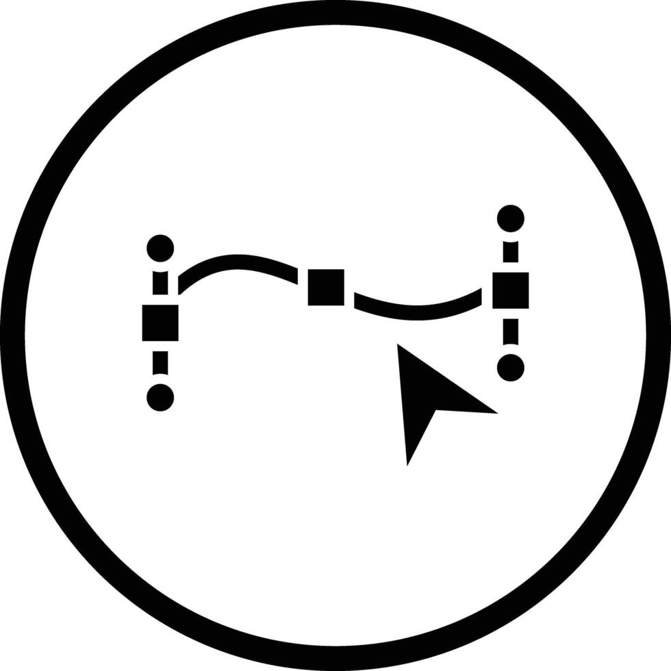 Path point Icon Design Illustration vector